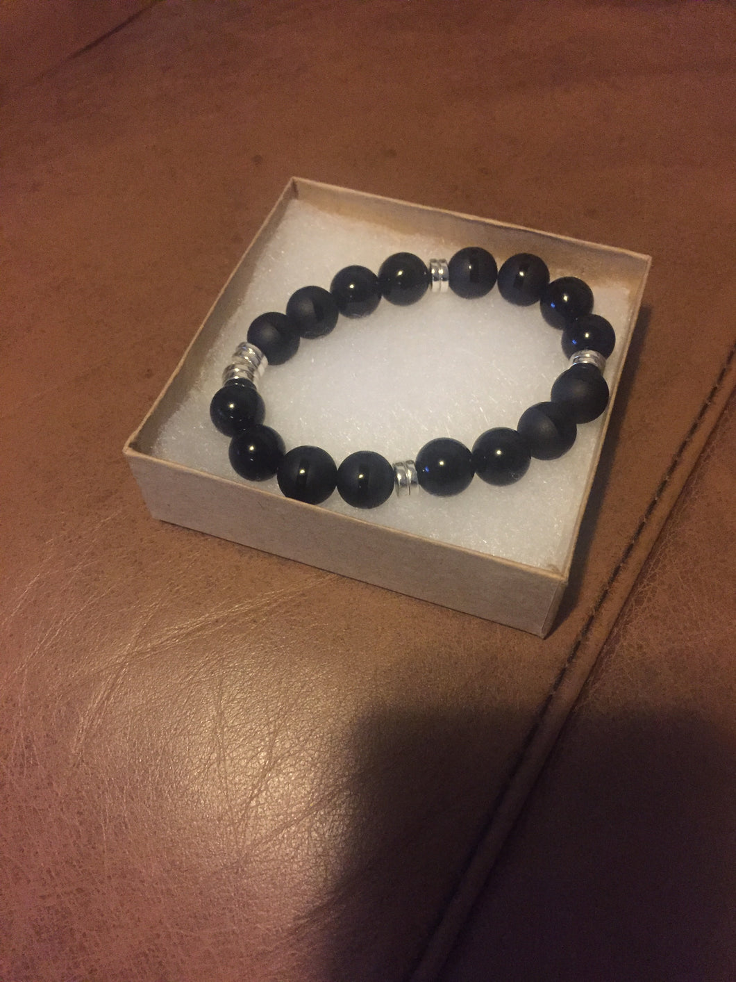 Onyx & Hematite Bracelet