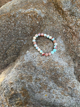Load image into Gallery viewer, Blue imperial jasper and sunstone bracelet
